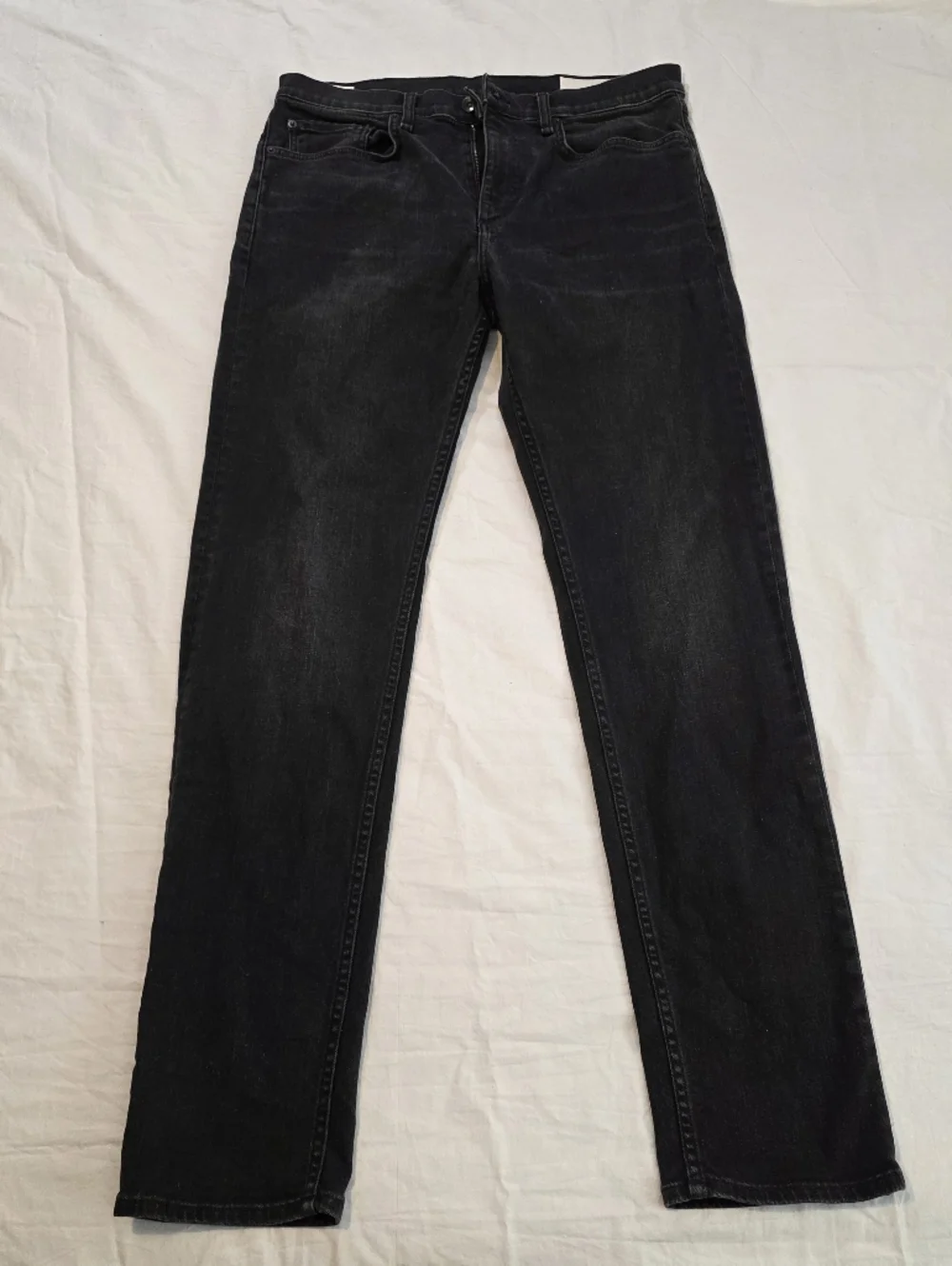 rag & bone Black Slim Fit Jeans Mens 34/32